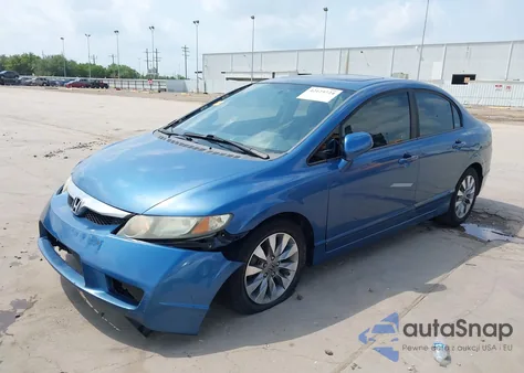 2009 Honda Civic Ex z USA, uszkodzony, nr VIN 1HGFA16849L009923